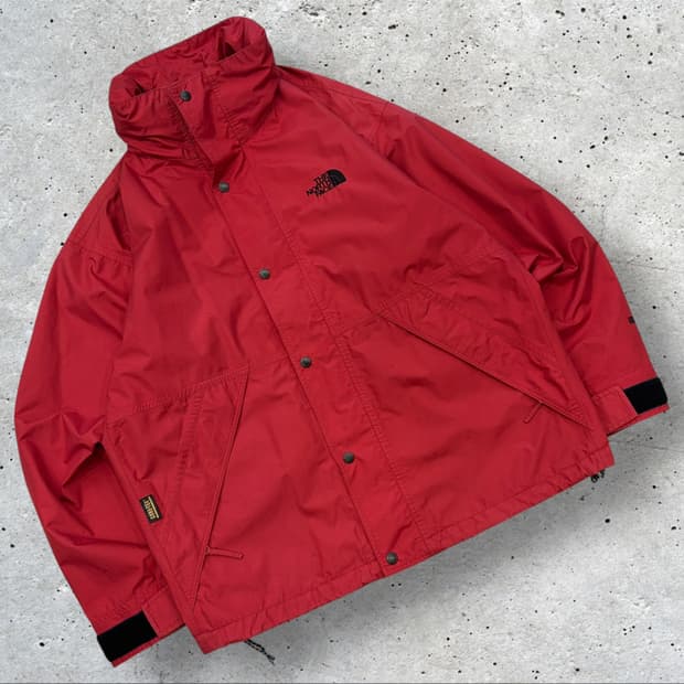 [105] 노스페이스 고어텍스 레드 바람막이 자켓 D264