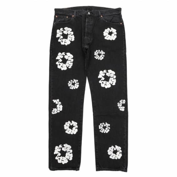 데님티어스 블랙 데님 denim tears black denim