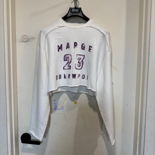 새상품 마지셔우드 크롭 스웻셔츠