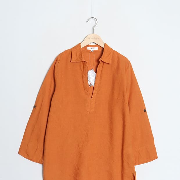 B U I Linen Pullover Shirts