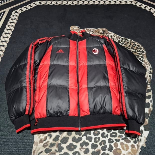 00's 아디다스 X AC밀란 올드스쿨 푸퍼 패딩(정품)