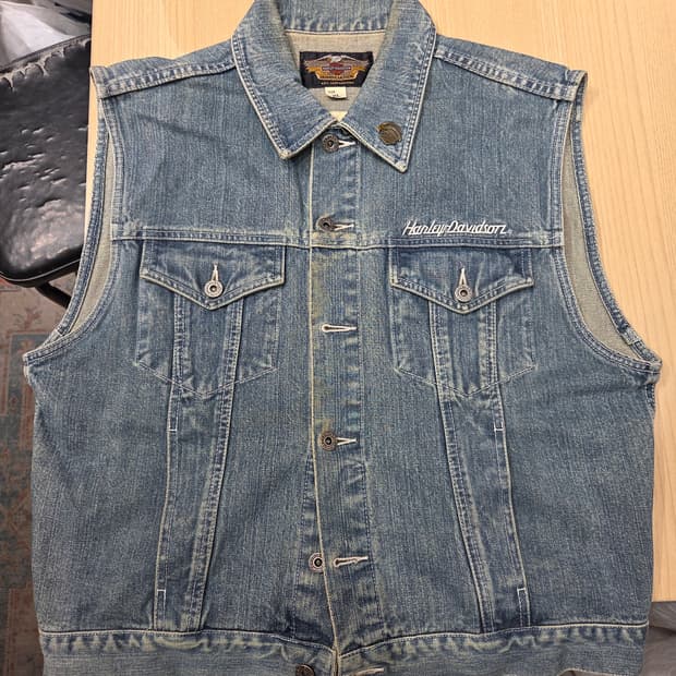 할리데이비슨 데님 트러커 베스트