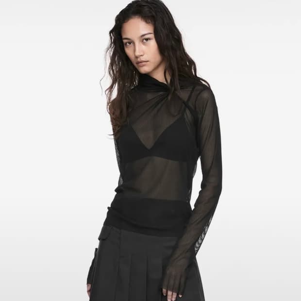 [새상품] 나체 NACHE PULLED NECK LONG SLEEVE