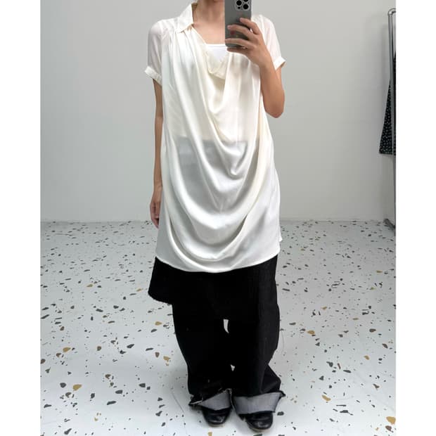 Ehyphen world gallery 드레이프 원피스