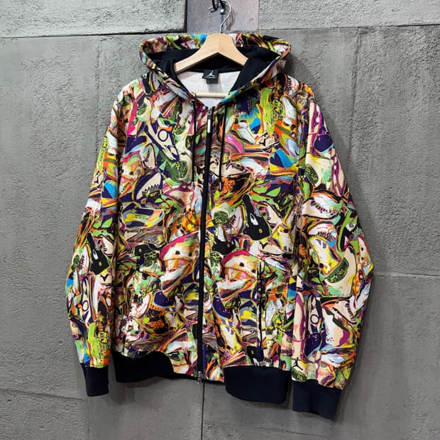 나이키 조던 테크니컬러 후드 집업 (M)  