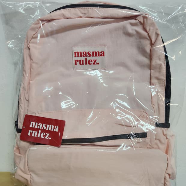새상품)마스마룰즈 데일리 백팩 핑크(실상품사진O)