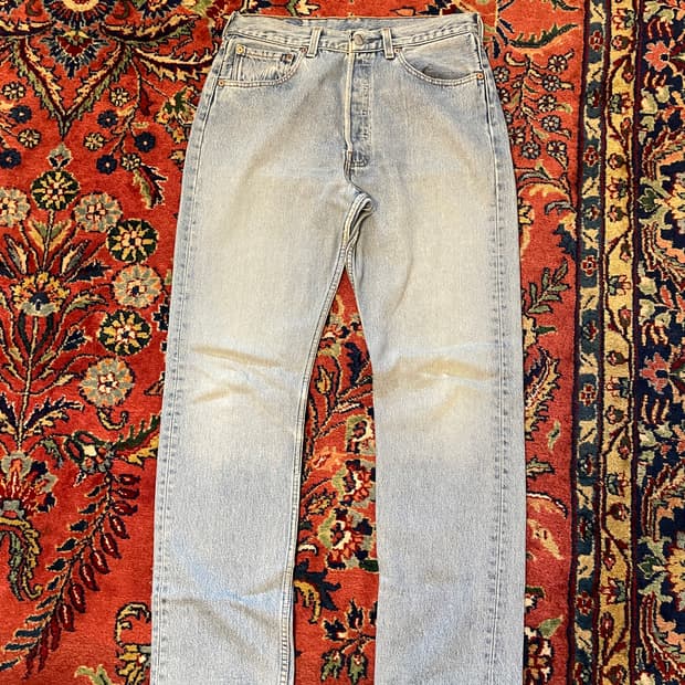 90s made in usa 미제 리바이스 연청 501