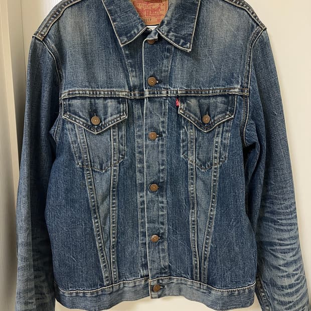 리바이스 90s 타입3 트러커 발렌시아 555 44사이즈 3세대