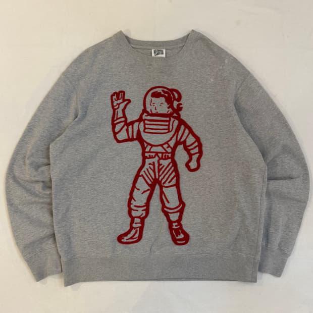 BBC 빌리어네어 보이즈 클럽 빅로고 우주인 맨투맨 그레이