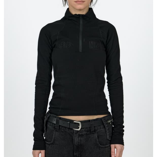 MPa SOFT-SHELL HALF ZIP WOMEN (BLACK)