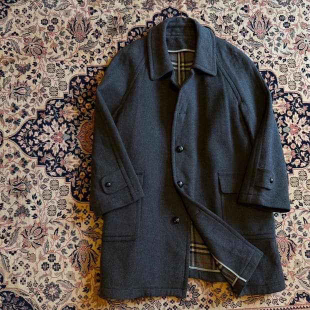 버버리 헤비멜톤울코트 남성100