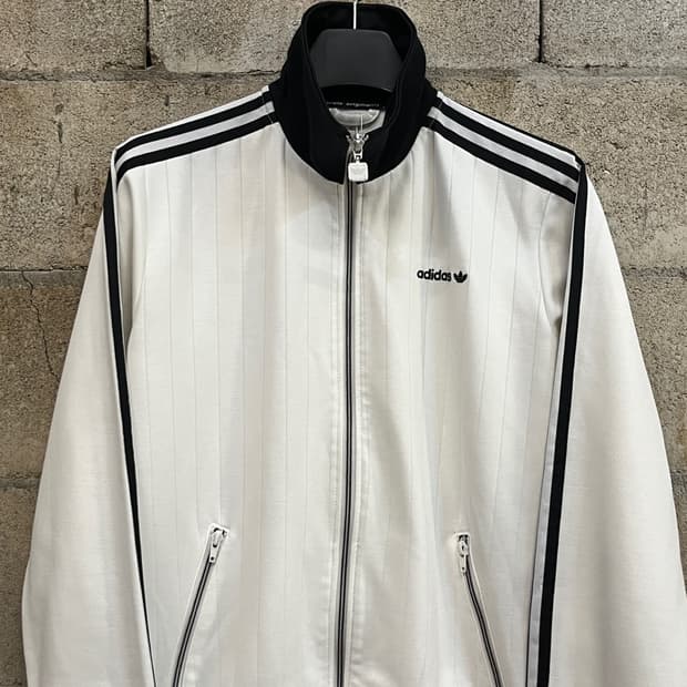 아디다스 베켄바우어 화이트 트랙 탑 져지