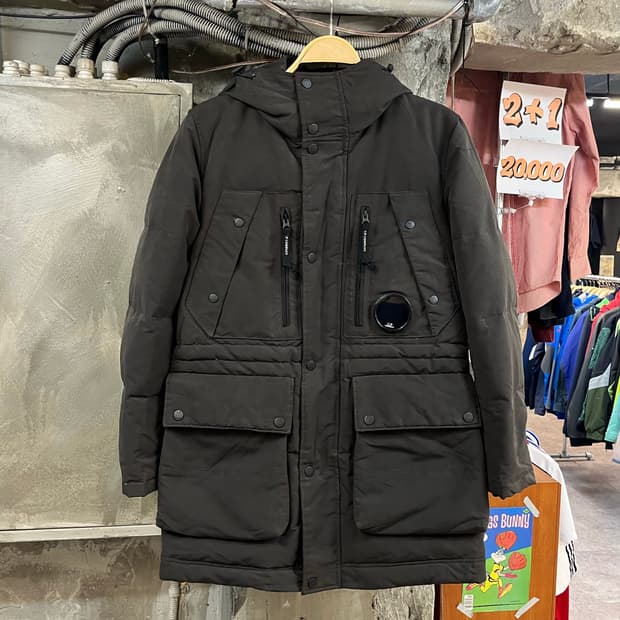 씨피컴퍼니 하프 렌즈 고글 패딩 자켓 100 #csz3003