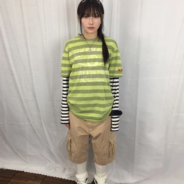 Tommy Hilfiger Green Stripe Tee