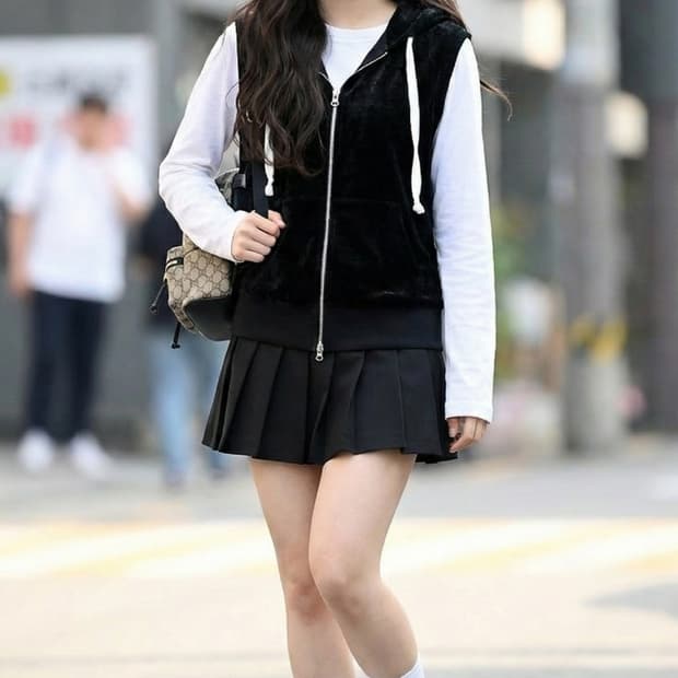 몽키타임. 여자 벨벳 더블 집업 민소매 후디_M