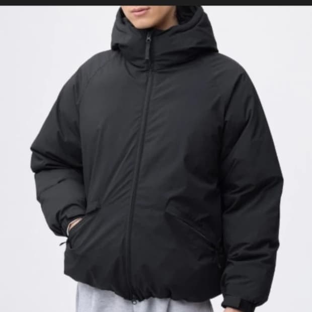 유니클로 GU 웜 패디드 파카 패딩 블랙 XS (일본직구제품)