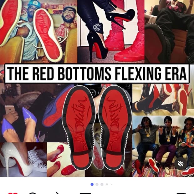 루부탱 크롬 스파이크 하이탑 280