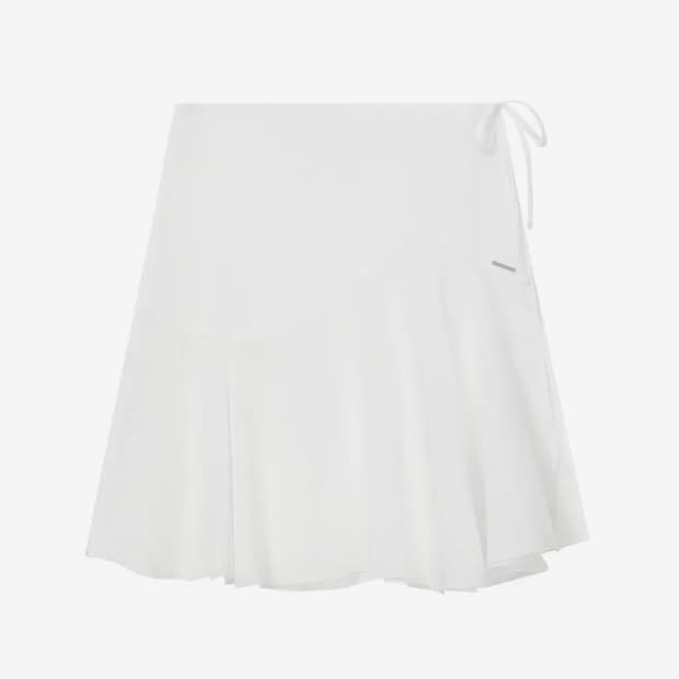 미세키서울 시어 레이어드 랩 스커트