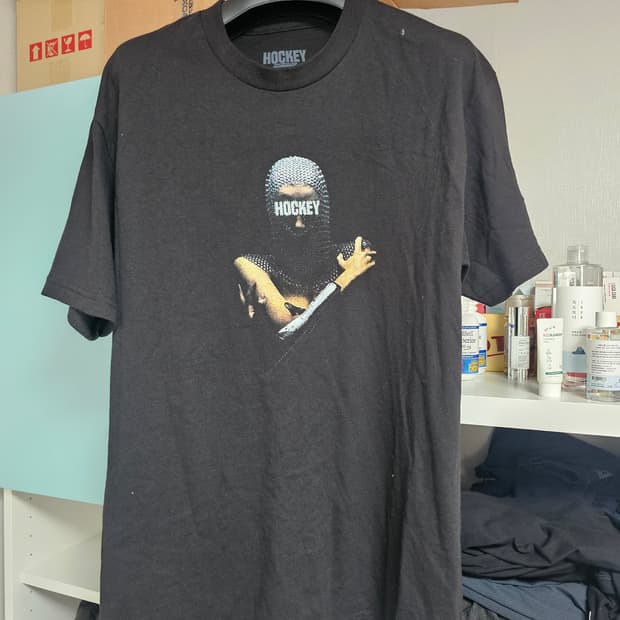 새제품 하키 HOCKEY 프린팅 반팔 티셔츠 팔아요 라지 l