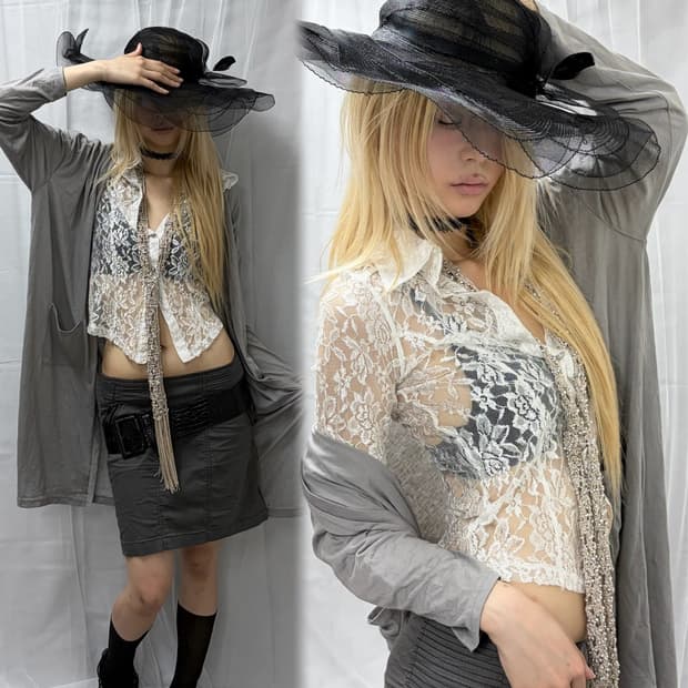 White Flower Blouse