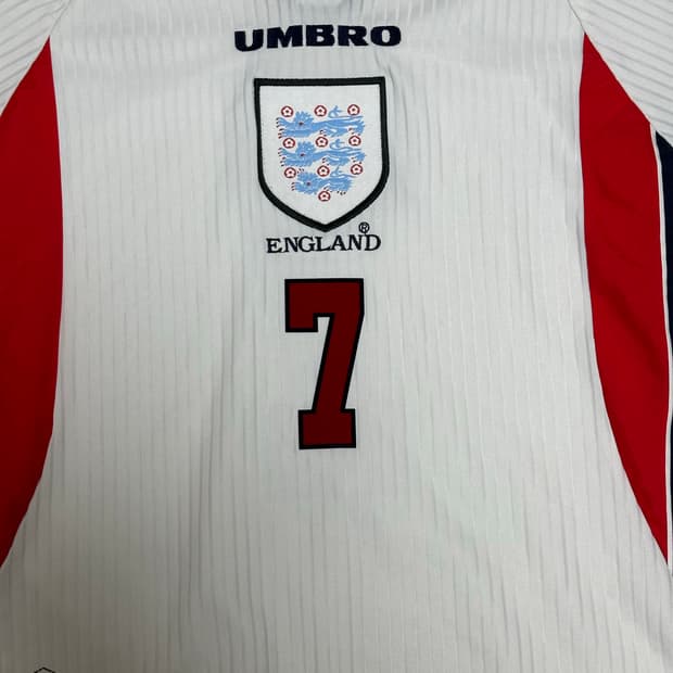 잉글랜드 97-98 축구 국가대표 홈 유니폼 베컴