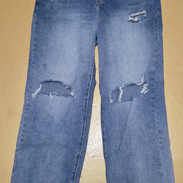 PP SEOUL 와이드 찢청 L사이즈