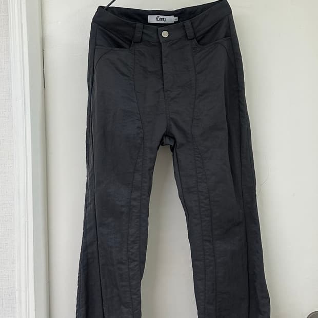 leey 부츠컷 로고 팬츠