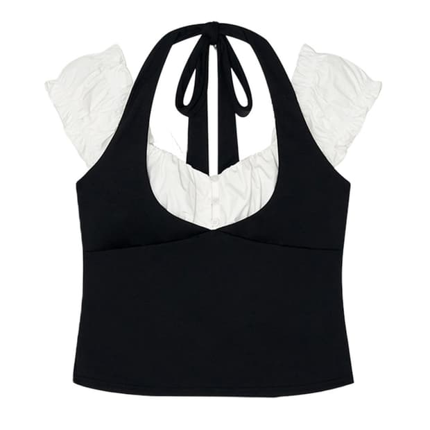 카시코 kashiko 보니 홀터탑 bonnie halter top