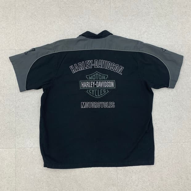 Harley Davidson 00s 할리데이비슨 레이싱 워크셔츠