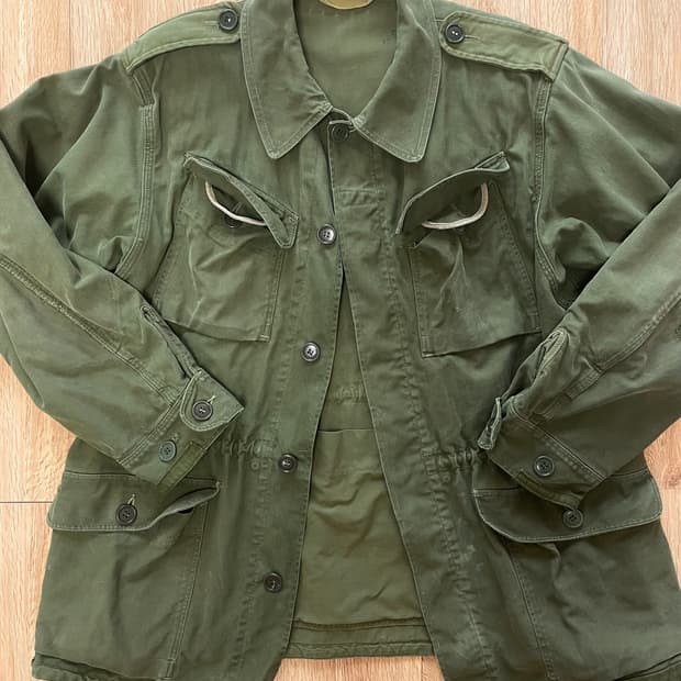 80s Made Danish OG M58 헤비 필드자켓