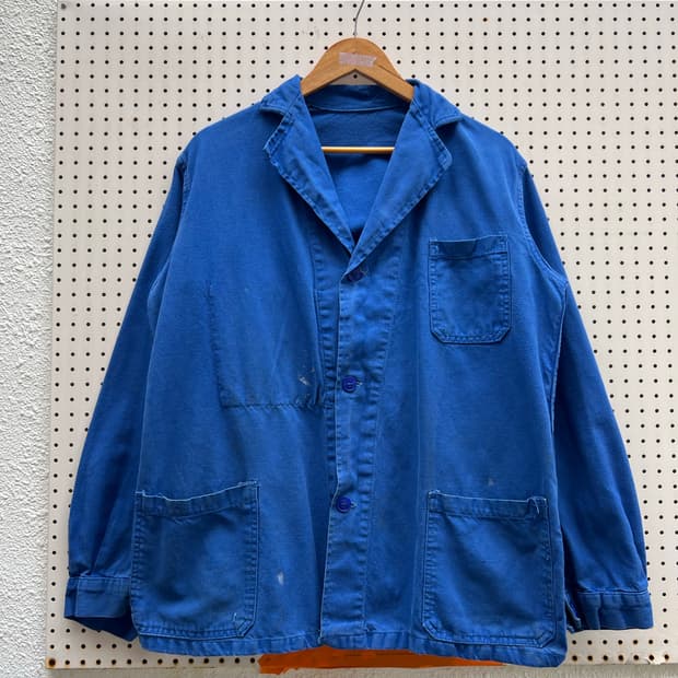 OLD VINTAGE OPEN COLLAR 빈티지프렌치워크자켓