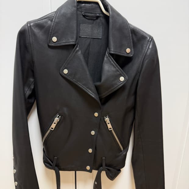 올세인츠 가죽자켓 us 4사이즈 34