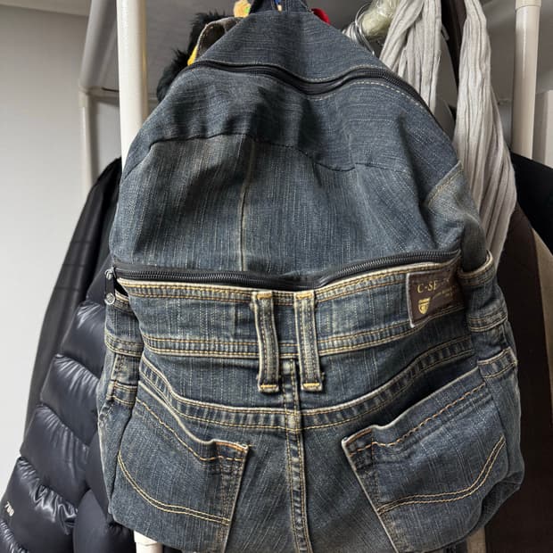 데님 리워크 백팩