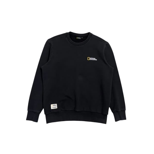 내셔널지오그래픽 맨투맨 블랙