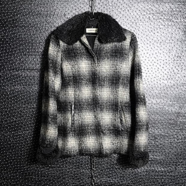 Katharine ross 체크퍼자켓