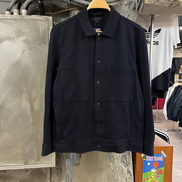 코스 카라 버튼 자켓 네이비 M #csz2317