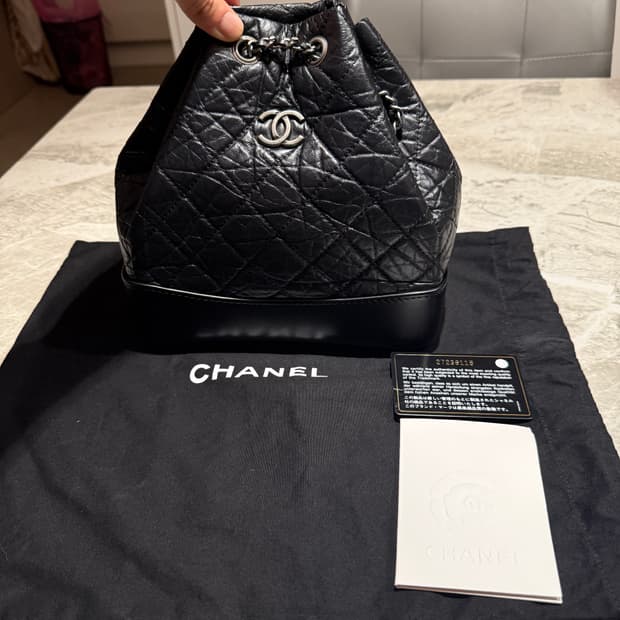 샤넬 가브리엘 백팩 블랙 스몰 27번대