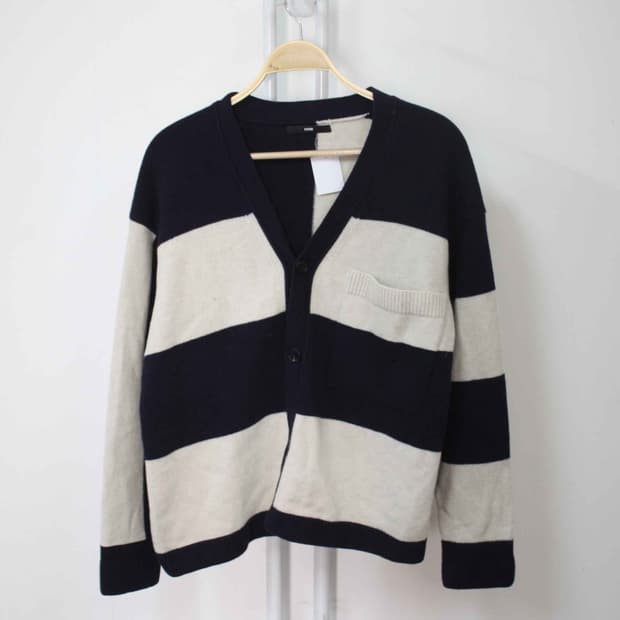 N-10530/시스템 정품 남성용 캐시미어혼방 가디건 95