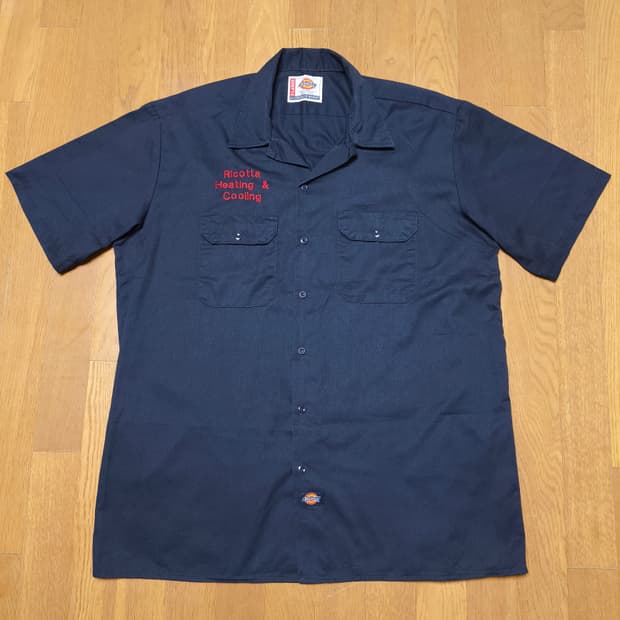 [XL] 디키즈(Dickies) 다크 네이비 워크셔츠