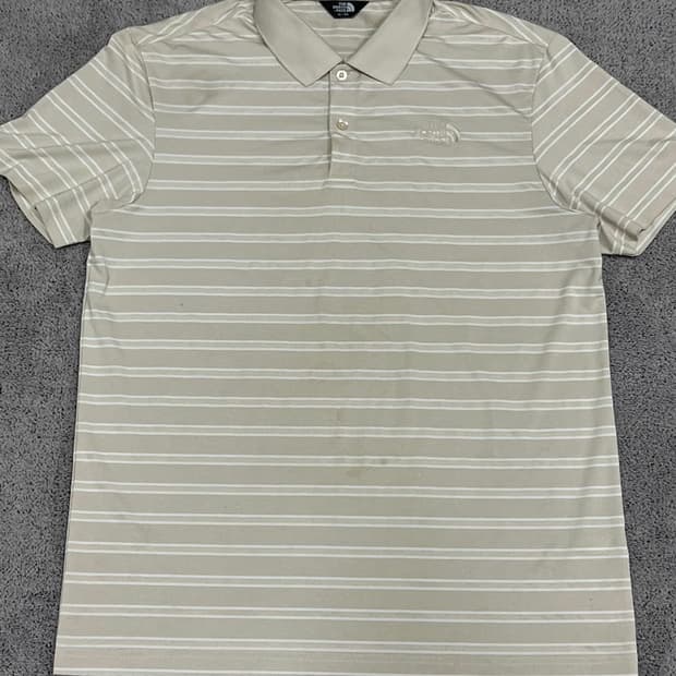 (105) 노스페이스 기능성 스트라이프 카라티