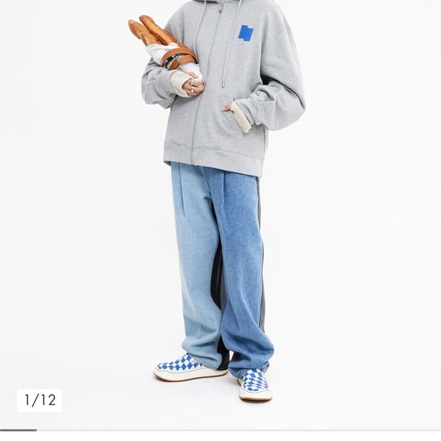 아더에러 trs 데칼 후드 집업 그레이 A1