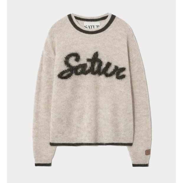 세터 모헤어 라운드 니트