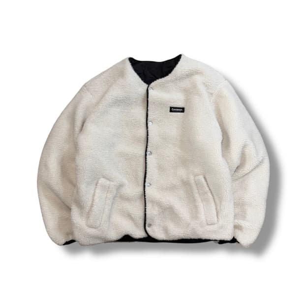 커버낫 리버서블 컴피포아 카라리스 플리스 자켓