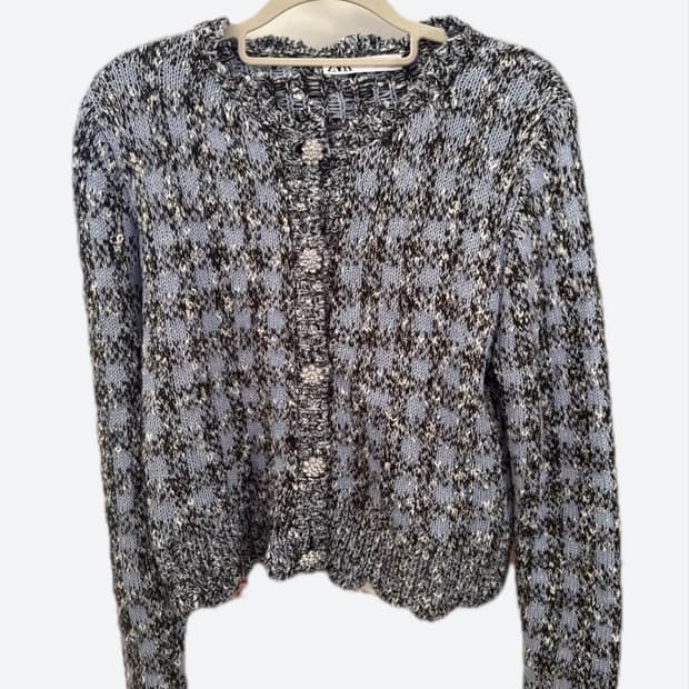 자라 니트가디건