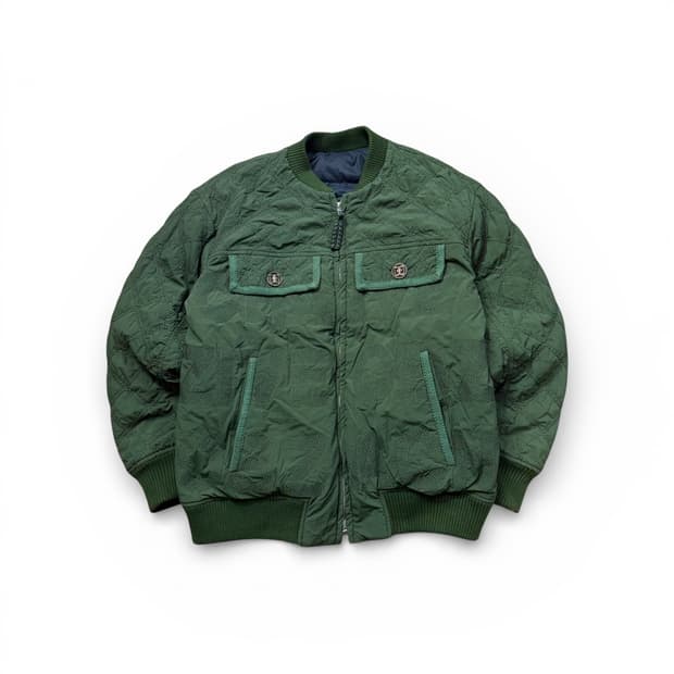 그린 봄버 블루종 