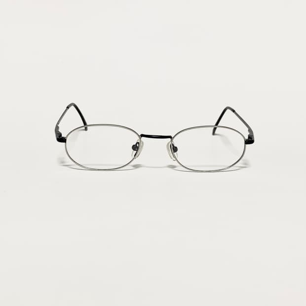 817 데드스탁 빈티지안경 실버 오벌 미니멀 소형 라운드 프레임