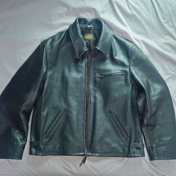 아웃스탠딩 티코어 레더 스포츠 자켓 L