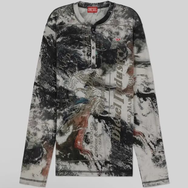 디젤 T JUSER 티셔츠 - 멀티컬러 M