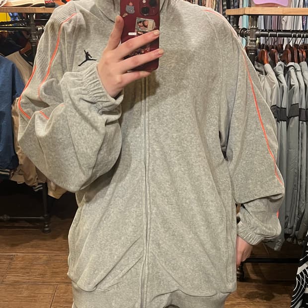 [HI] 빈티지 집업 그레이