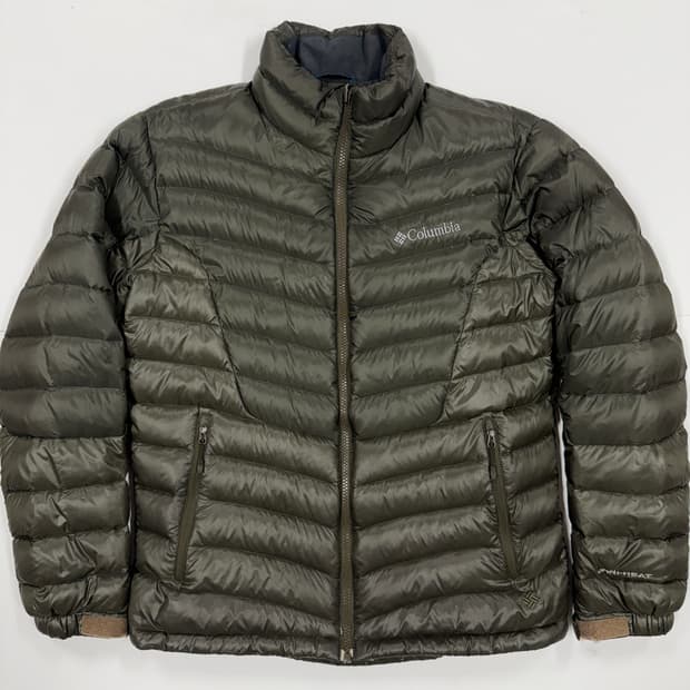 Columbia 투톤카키 경량패딩